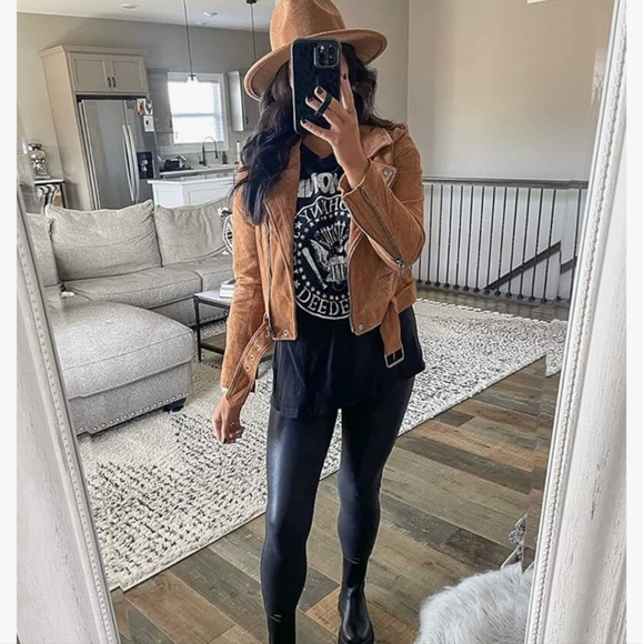 NWT BLANKNYC REAL SUEDE JACKET XS - Picture 4 of 8